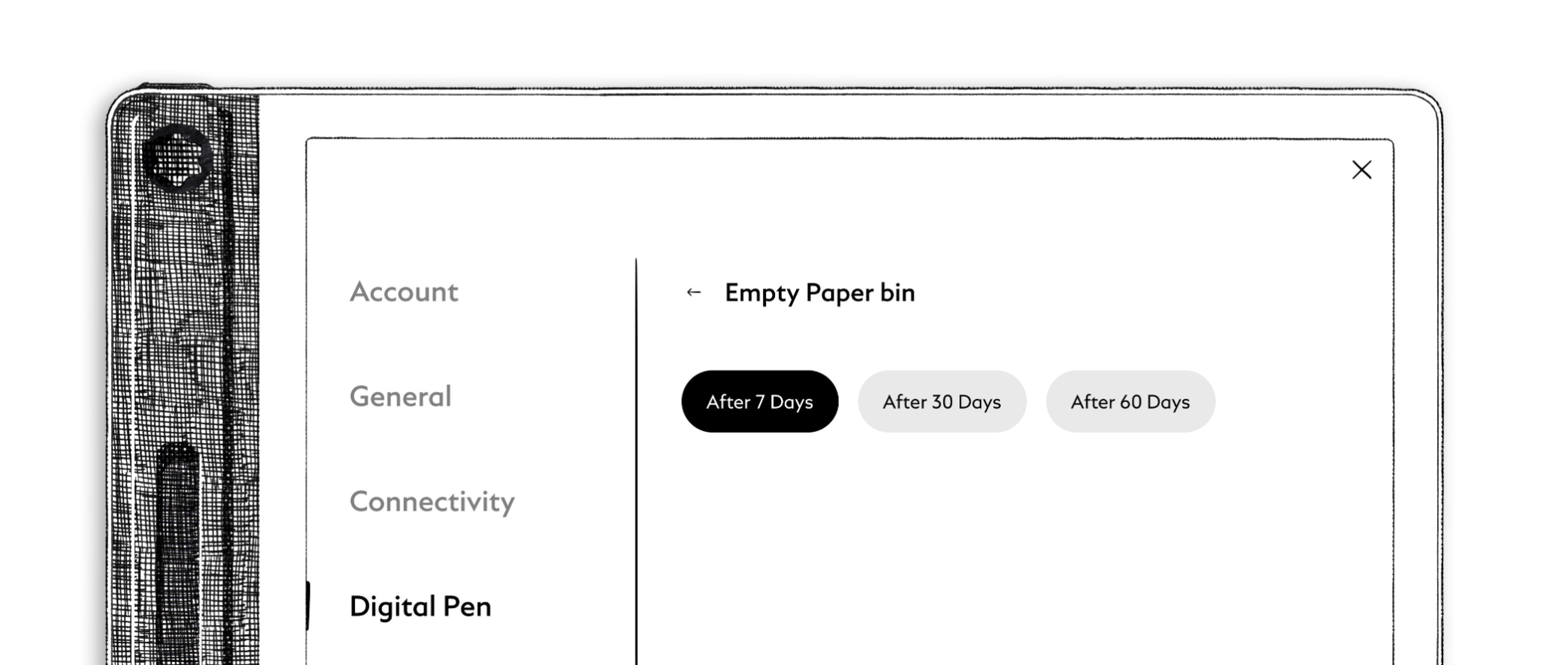 Storage and Paper bin management